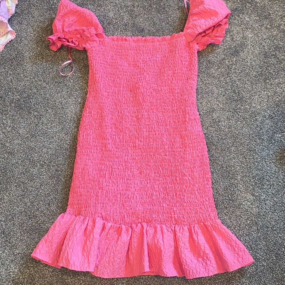 ZARA puff sleeve dress